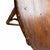 Vintage Mid Century Bamboo and Wood Round Coffee or End Table For Sale - Image 6 of 8
