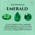 Contemporary 2.66ct Emerald & Blue Sapphire Toi Et Moi Ring in 14k Gold Size 8 For Sale - Image 13 of 16