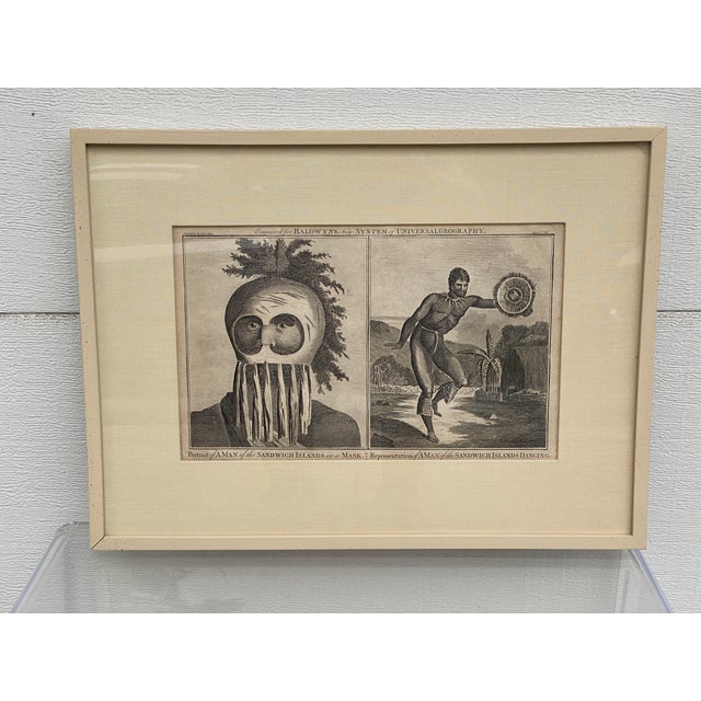 Two very well known and desirable engravings from Captain Cook's voyage and visit to the Sandwich Islands (Hawaiian...