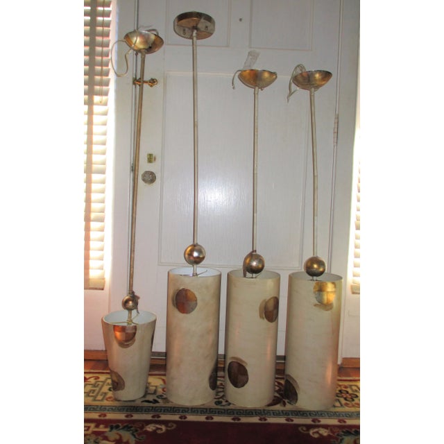 Flambeau Westend Compass Pendant Lamps by Paul Gruer - Set of 4 For Sale - Image 13 of 13