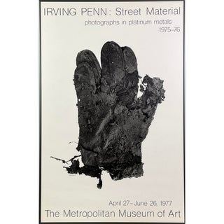 1977 Original Irving Penn Met Exhibition Print, Framed For Sale