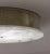 Contemporary Enkō Brushed Burnished Metal Ceiling Light by Alabastro Italiano For Sale - Image 3 of 7