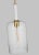 Contemporary Kate Spade by Visual Comfort Studio Monroe Cylinder Pendant, Burnished Brass For Sale - Image 3 of 5