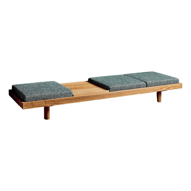 Minimalist L 09H Daybed in Elm attributed to Pierre Chapo, France, 2018 For Sale