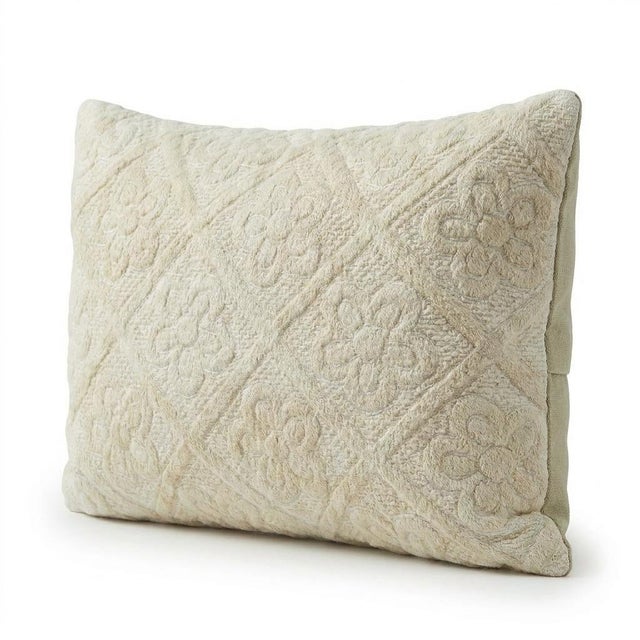Mid-Century Modern Modern Kilim Lumbar Pillow Cover 17'' X 24'' For Sale - Image 3 of 4