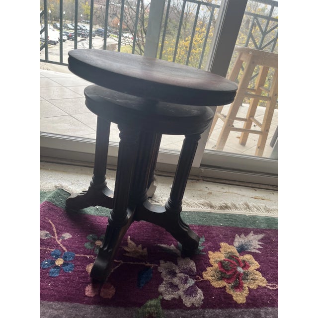 Antique Piano Stool From Lyons Music | Chairish