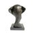 1990s 1990s Black Metal Dog Retriever Bust on Black Marble Base For Sale - Image 5 of 6