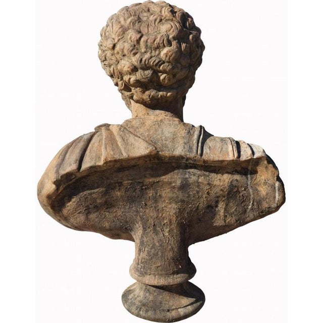 Unknown Artist, Bust of Marcus Aurelius, 21th Century, Terracotta For Sale - Image 3 of 6