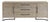 Caracole Foiled Designer Buffet Server Bar Sideboard For Sale