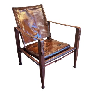 Safari Chair by Kaare Klint for Rud. Rasmussen, Denmark, 1950s For Sale