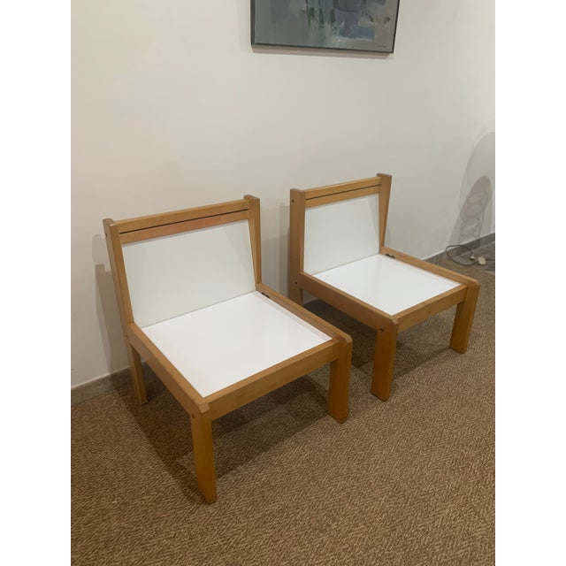 Set of Lounge Chairs attributed to André Sornay, 1960s For Sale - Image 3 of 7