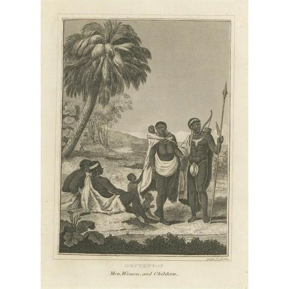 C. Cooke, The Khoikhoi of Southwestern Africa, 1801, Print For Sale