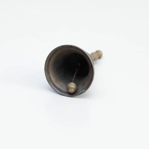 Metal Spanish Rustic Metal Hand Bell, 1960 For Sale - Image 7 of 10