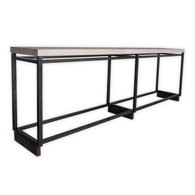 Marble Console Table For Sale - Image 4 of 5