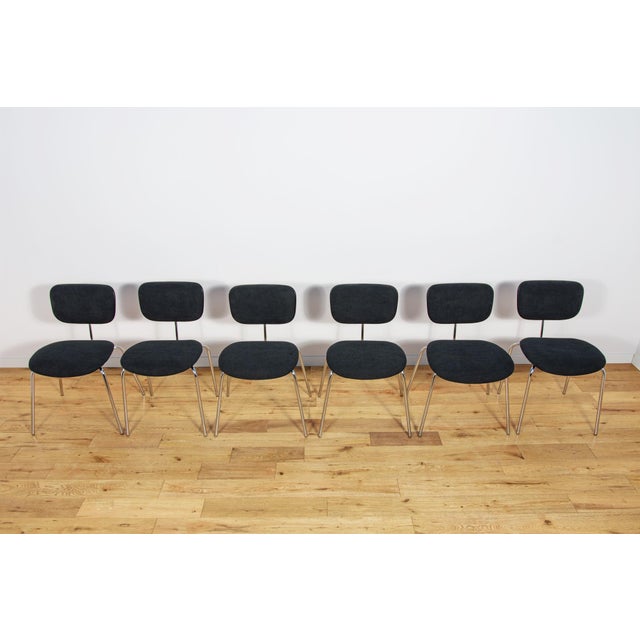 Egon Eiermann Mid-Century SE68 Side Chairs by Egon Eiermann for Wilde & Spieth, Germany, 1960s, Set of 6 For Sale - Image 4 of 18