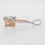 2020s 2.9Ct Aquamarine Pendant With Natural Diamond Accents: Solid 14k Gold, 11x9m For Sale - Image 5 of 7