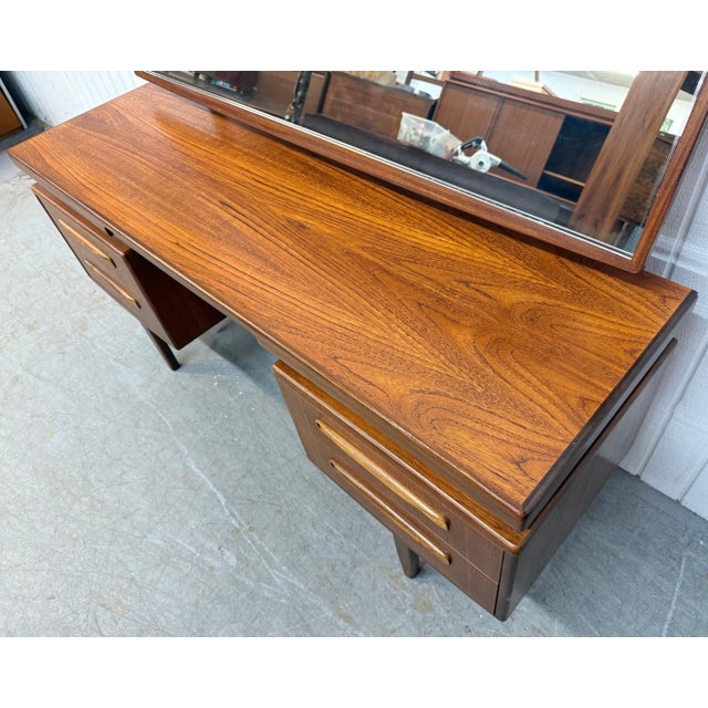 Mid 20th Century Mid-Century Danish Modern G-Plan Teak Vanity For Sale - Image 5 of 13