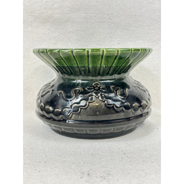 Antique Roseville Blended Glaze Cachepot For Sale In New Orleans - Image 6 of 9