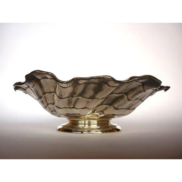 Mid-Century Modern Silver Metal Bowl by Arthur Krupp, 1950s, in Flawless conditions. Designed 1950 to 1959 This piece has...