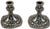 Antique Fine & Beautiful Victorian Tiffany & Company Heavy Solid Cast Silverplate Candlesticks - A Pair For Sale - Image 15 of 18