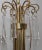 Tommi Parzinger Style Brass and Crystal Chandelier For Sale - Image 9 of 13