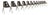 Charles & Ray Eames for Herman Miller DSS Seal Brown Stacking Shell Chairs | Set of Twelve For Sale