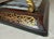 Antique 19th Century French Boulle Wood Brass Original Watercolor Vanity Tray For Sale - Image 11 of 14