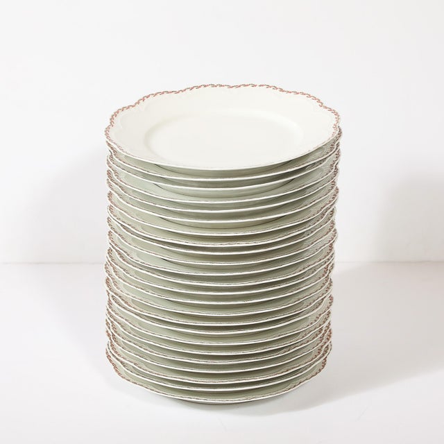 Antique Haviland for Limoges Porcelain Dinner Set for 24 Floral Spray Pattern For Sale - Image 18 of 18