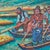 Red Bruno Fantini, Young Fishermen, 2000s, Oil on Canvas For Sale - Image 8 of 9
