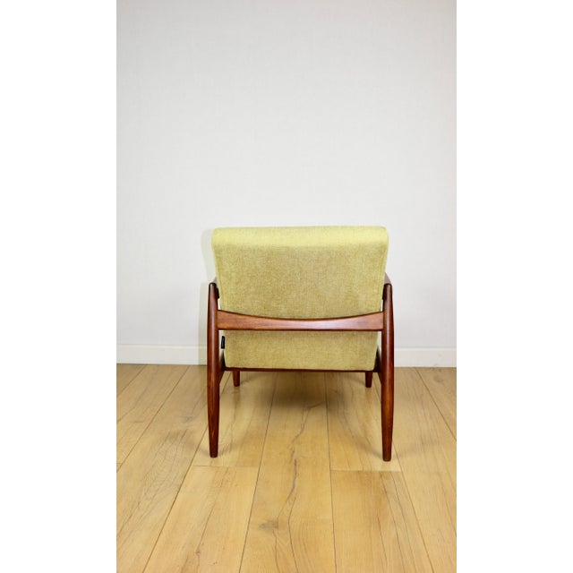 GFM-64 Lounge Chair in Yellow Lemon by Edmund Homa, 1970s For Sale - Image 9 of 13