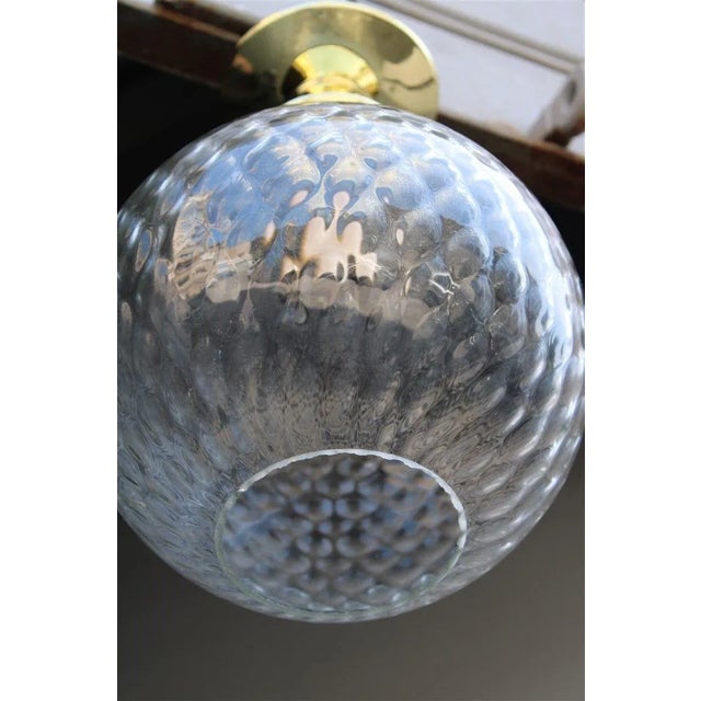 1950s Chandelier in Murano Glass & Brass, 1950s For Sale - Image 5 of 8