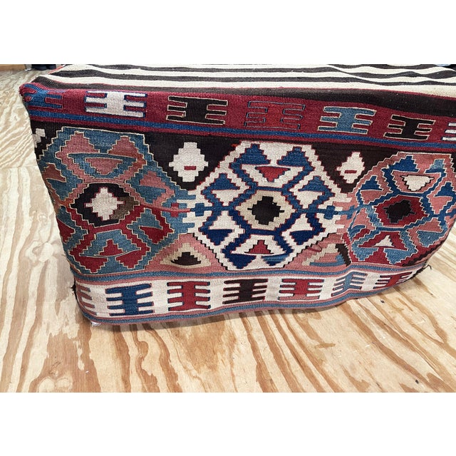 Measures: Top: 1'8" x 3', Side: 18" x 21" front and the back 18" x 21" Azerbaijan cargo bag or Mafrash - bedding bags, the...