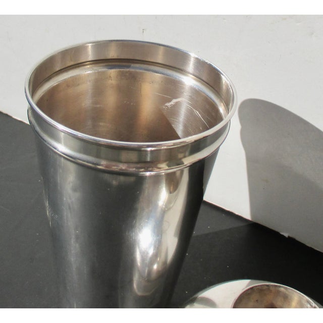 Metal Tiffany Cocktail Shaker Circa 1915 For Sale - Image 7 of 10
