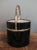Hollywood Regency Hollywood Regency Patent Leather Ice Bucket For Sale - Image 3 of 4