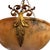 French Alabaster and Gilt Bronze Plafonnier, Early 1900s For Sale - Image 4 of 6