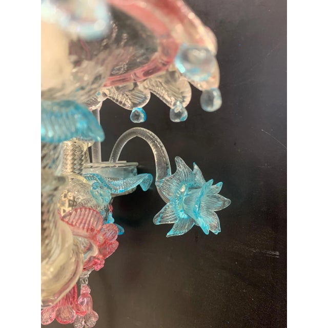 Murano Glass Wall Sconce from Seguso, 1980s For Sale - Image 4 of 9