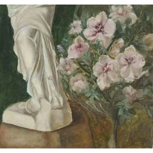 Marthe Delacroix, Venus de Milo, Oil on Canvas, Mid-20th Century For Sale - Image 4 of 5