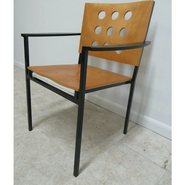 1990s Michael Graves Design Kron Prototype Stack Concept Armchair Round Pilon For Sale In Philadelphia - Image 6 of 13