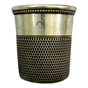 Simons Bros. Sterling Silver Thimble Two Oz. Jigger Measure Bar Tool