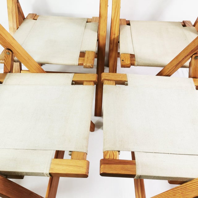 Folding Chairs from Biała Podlaska Furniture Factory, 1970s, Set of 4 For Sale - Image 6 of 16