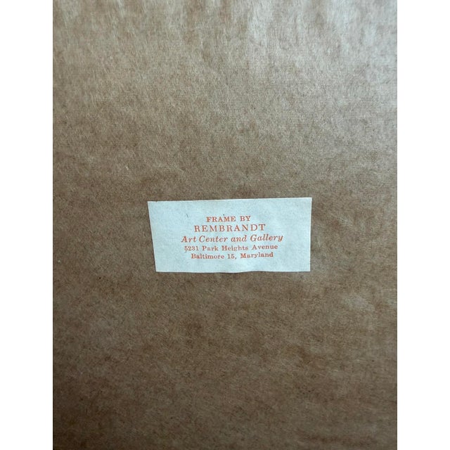 American School Mid-Century Ballet Class Oil on Canvas by Reimi For Sale - Image 9 of 10