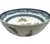 Vintage Blue and White Chinoiserie Porcelain Crown Bowl For Sale - Image 9 of 12