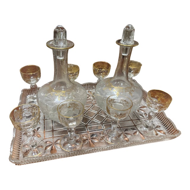 Liquor Set, 1920s, Set of 11 For Sale