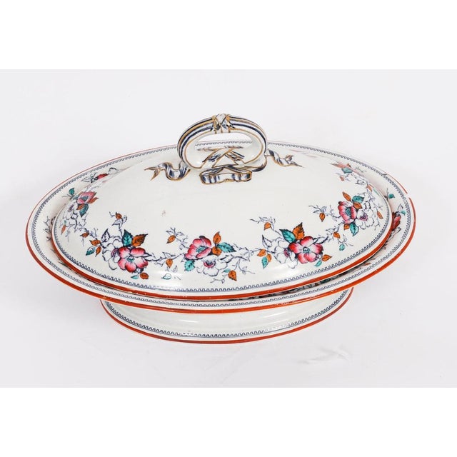 Antique 20th Century Dinner Service from Müller Volkstedt MV Co., 1920s, Set of 22 For Sale - Image 3 of 18