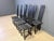 Metal Vintage Postmodern Dining Chairs, 1980s, Set of 8 For Sale - Image 7 of 10