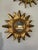 1960-70s Vintage French Style Gold Gilded Sunburst Wall Mirror For Sale - Image 12 of 12