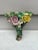 Green Late 19th Century French Majolica Rose & Daisy Sconce For Sale - Image 8 of 9
