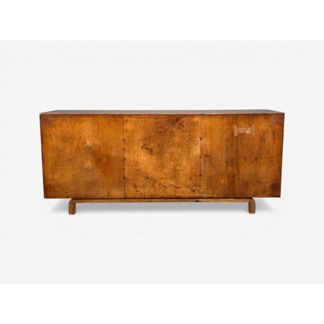 Edmond J Spence, Dresser, Burled Maple, Bentwood, Sweden, 1960s For Sale - Image 11 of 13