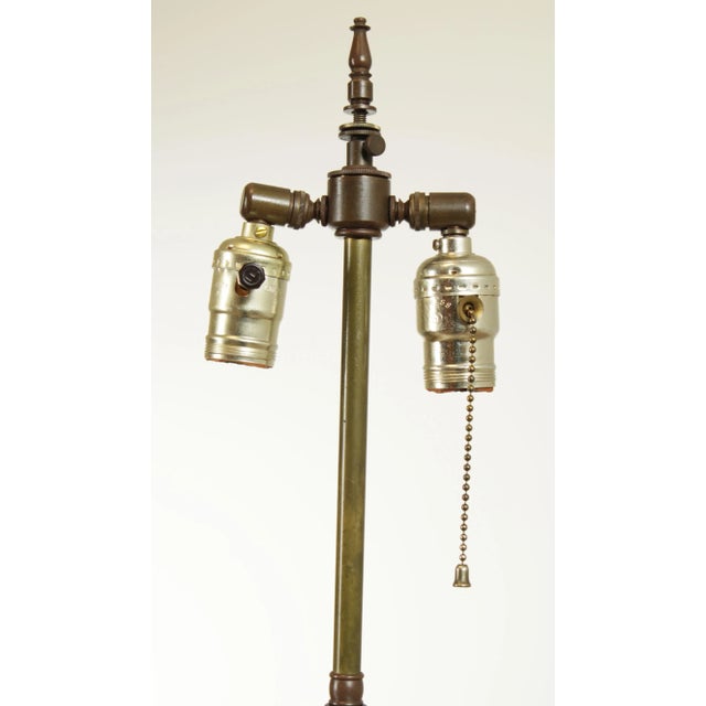 Mid 19th Century Antique 19th Century French Bronze Astral Table Lamp For Sale - Image 5 of 13