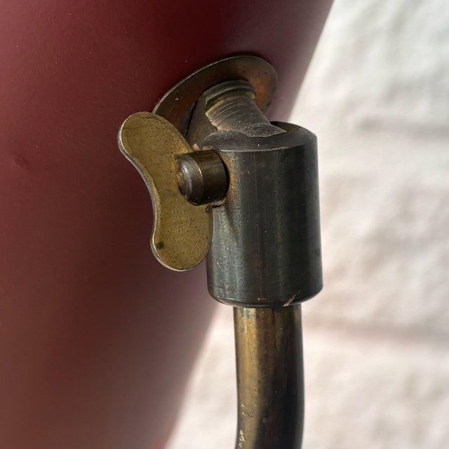 Black Mid-Century Modern Table Lamp from Gnosjö Konstsmide, Sweden, 1950s For Sale - Image 8 of 10